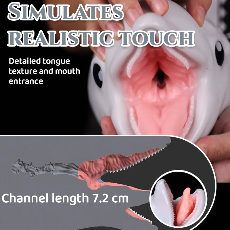 Dolphin Head Dual-Zone Stroker - Male Masturbator