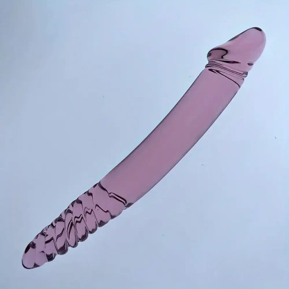Double Ended Glass Dildo 9.05in - Double Sided Glass Toy