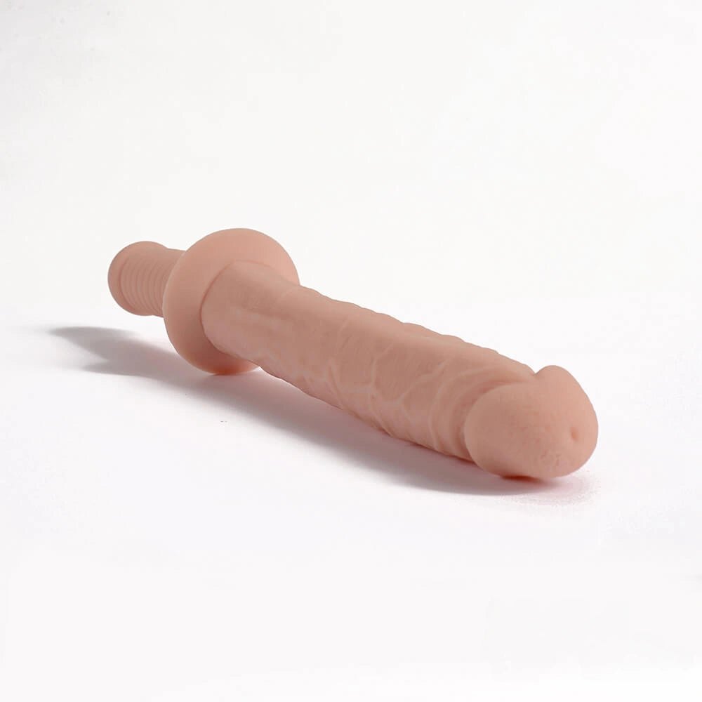 Ribbed Double-Head Dildo 14.96 in - Double-Ended Realistic Dildo