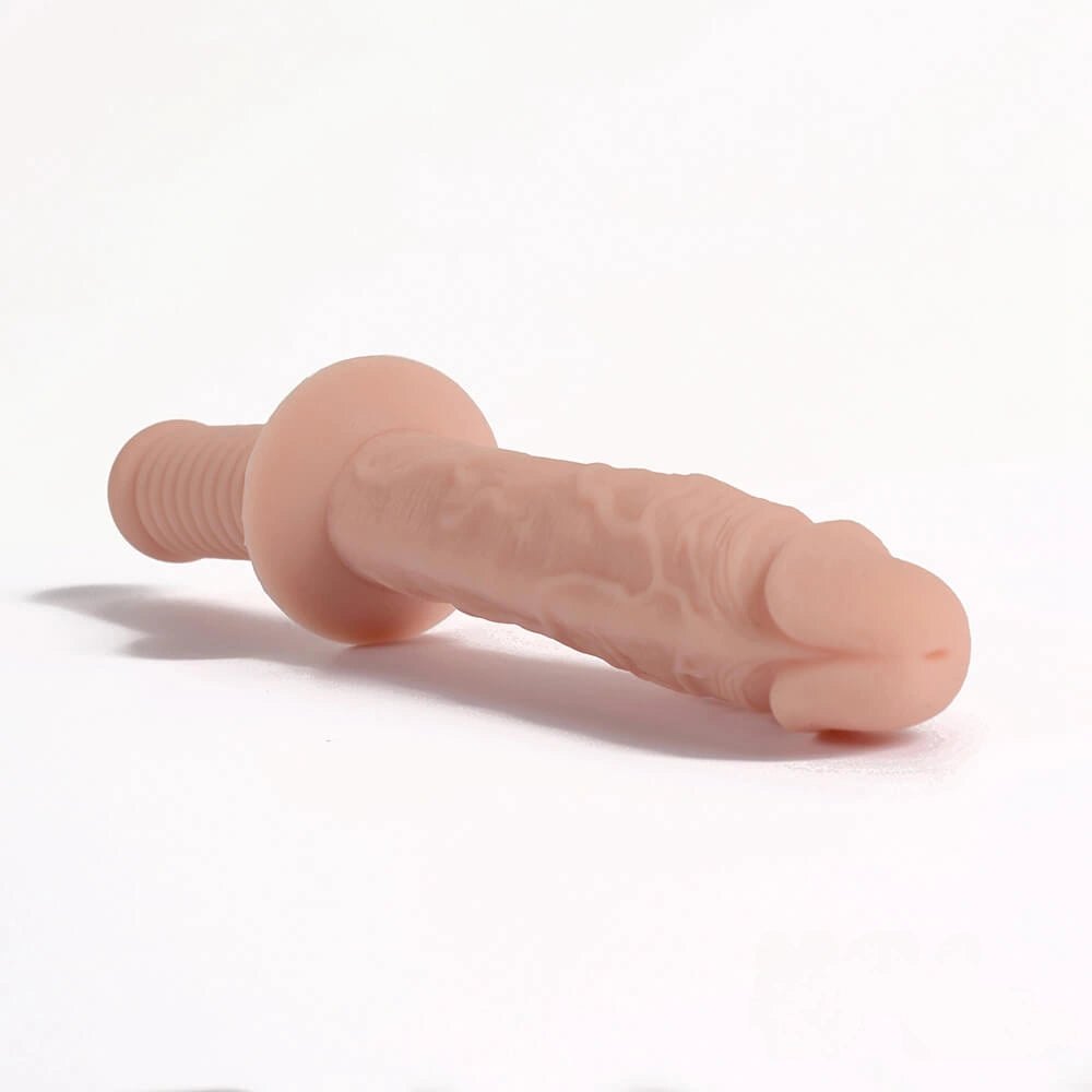 Ribbed Double-Head Dildo 14.96 in - Double-Ended Realistic Dildo