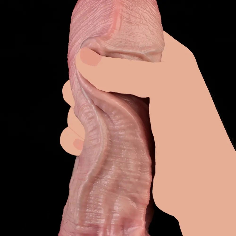 Double Layer Suction Cup Dildo - Suction Cup Dildo