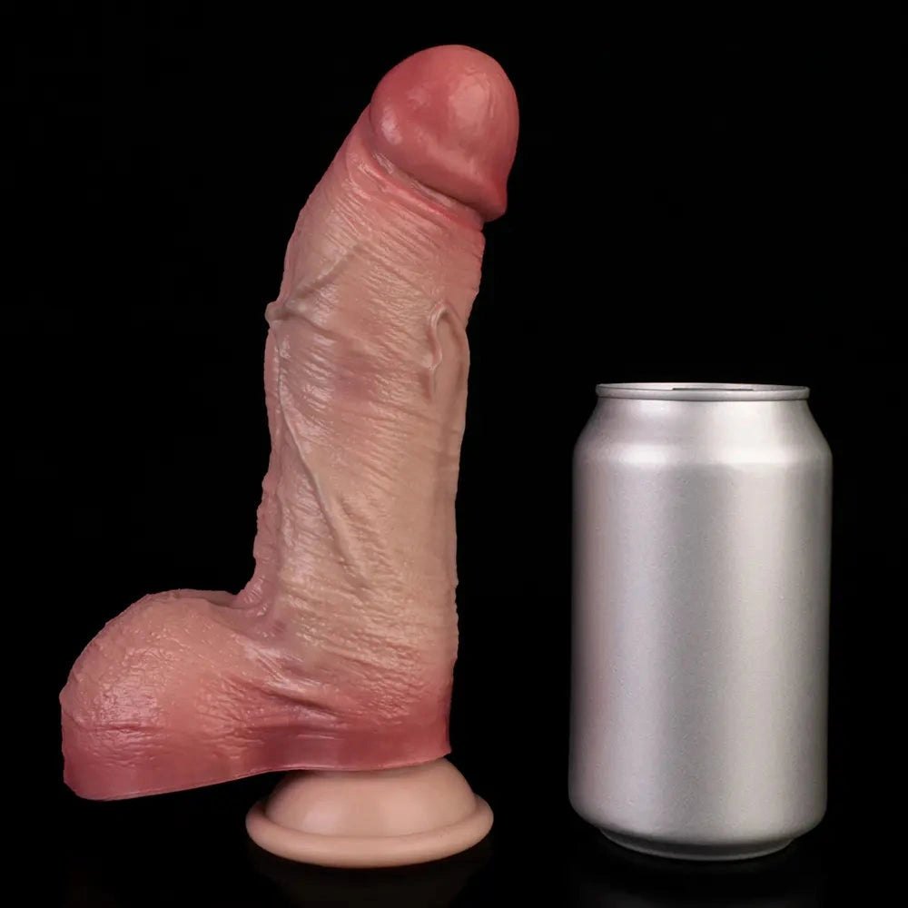 Double Layer Suction Cup Dildo - Suction Cup Dildo