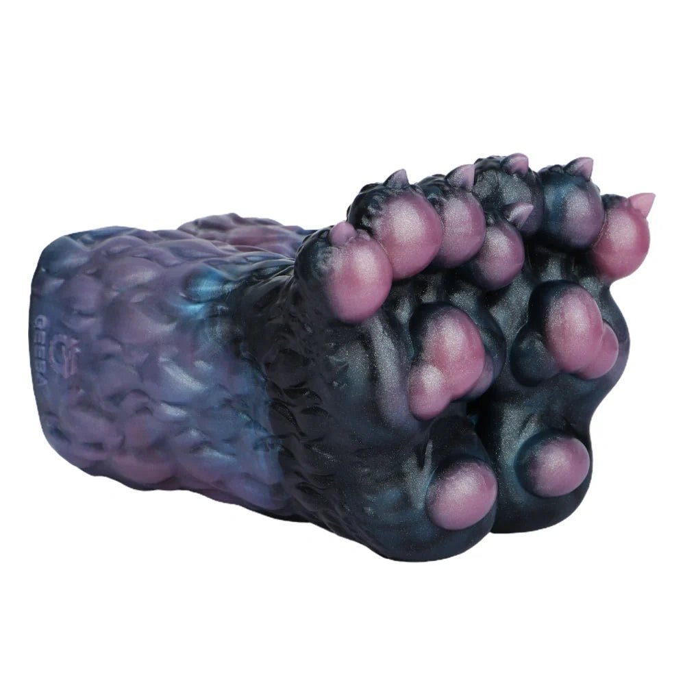 Double Paw Masturbator Midnight Blue - Male Masturbator Toy