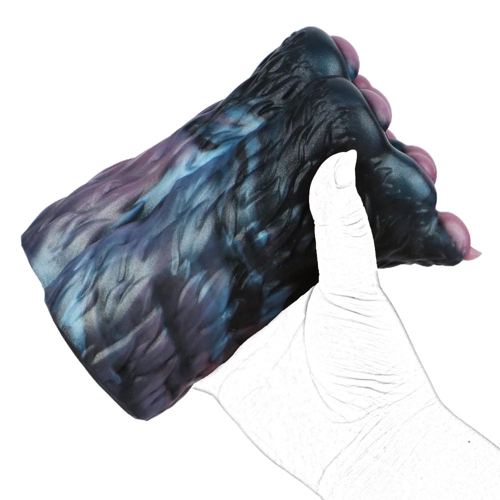 Double Paw Masturbator Midnight Blue - Male Masturbator Toy