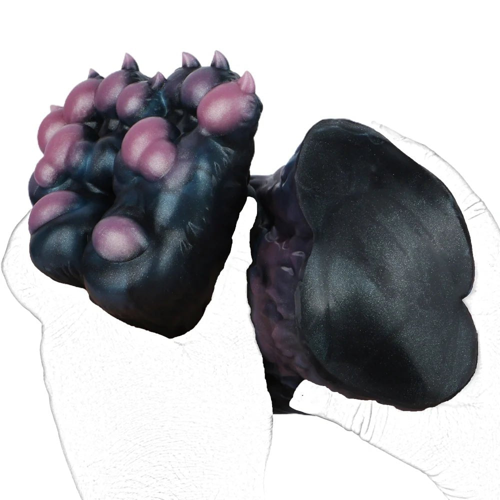 Double Paw Masturbator Midnight Blue - Male Masturbator Toy