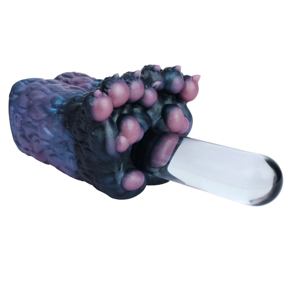 Double Paw Masturbator Midnight Blue - Male Masturbator Toy