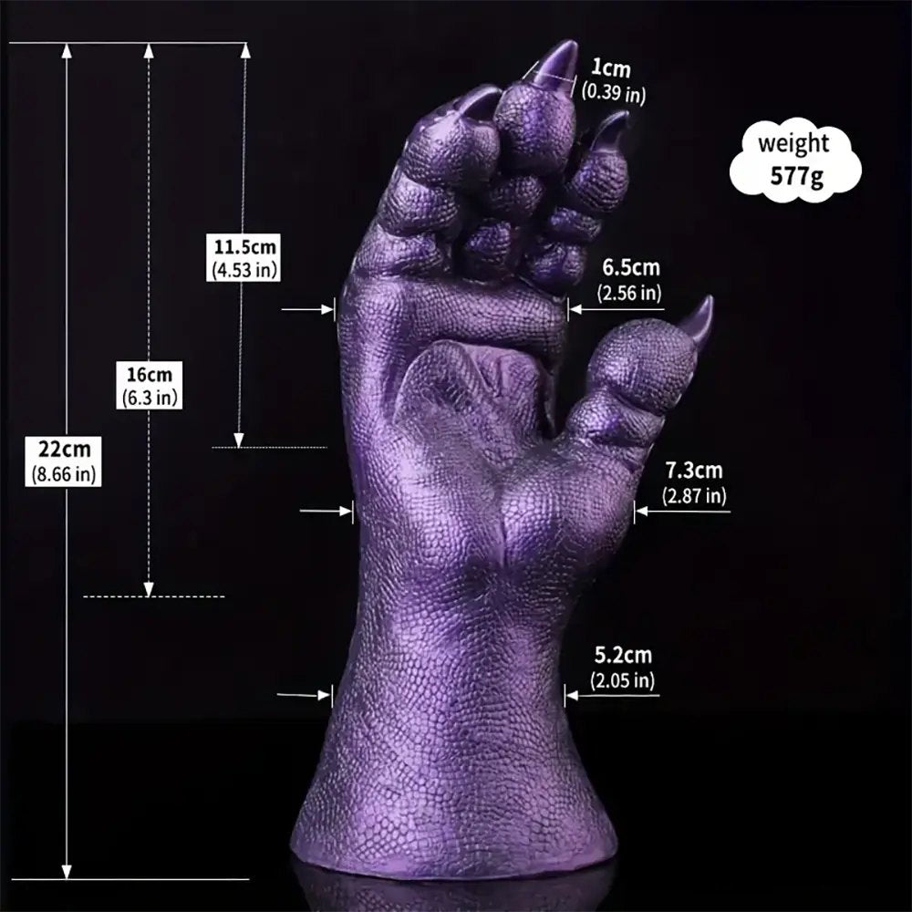 Dragon Claw Fantasy Dildo - Silicone Monster Hand Dildo