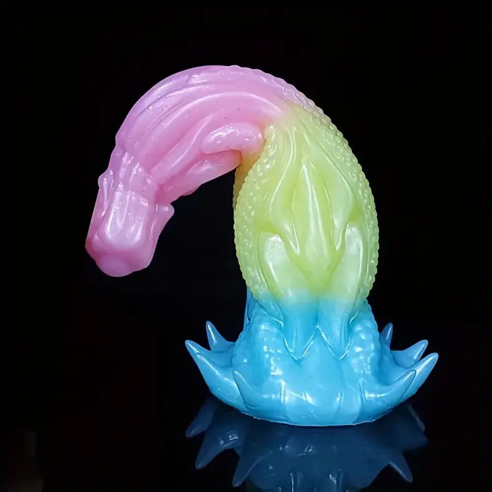 Dragon Fantasy Dildo 9 in - Silicone Dragon Fantasy Dildo