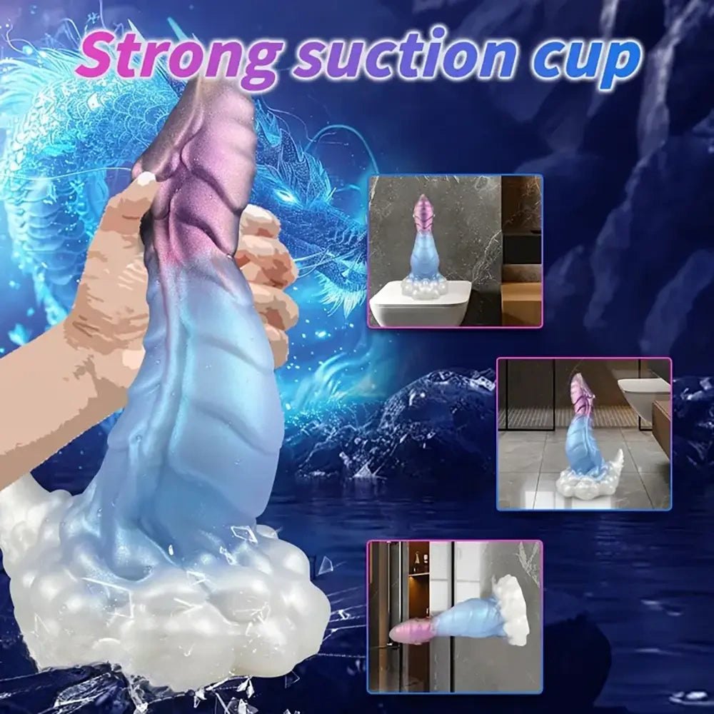 Dragon Head Fantasy Dildo 7.48in - Dragon Dildo Suction Cup