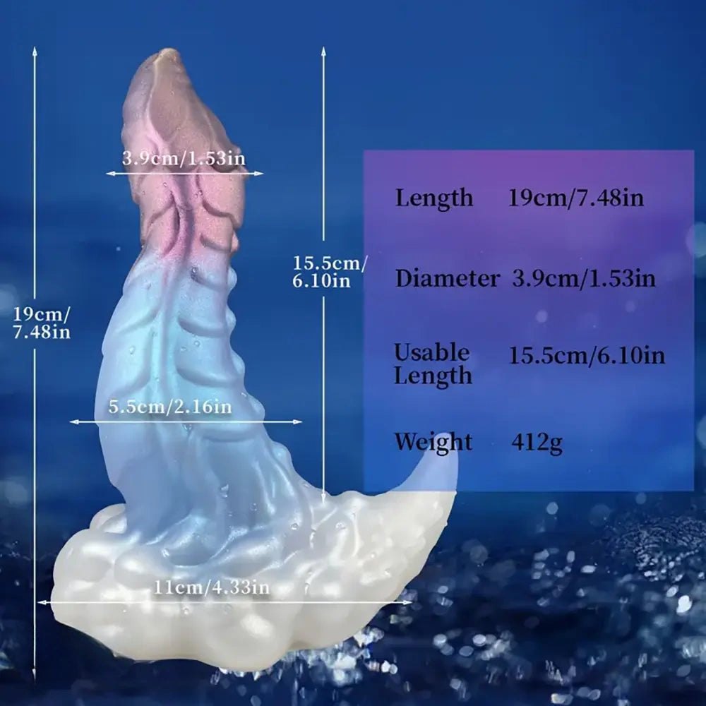 Dragon Head Fantasy Dildo 7.48in - Dragon Dildo Suction Cup