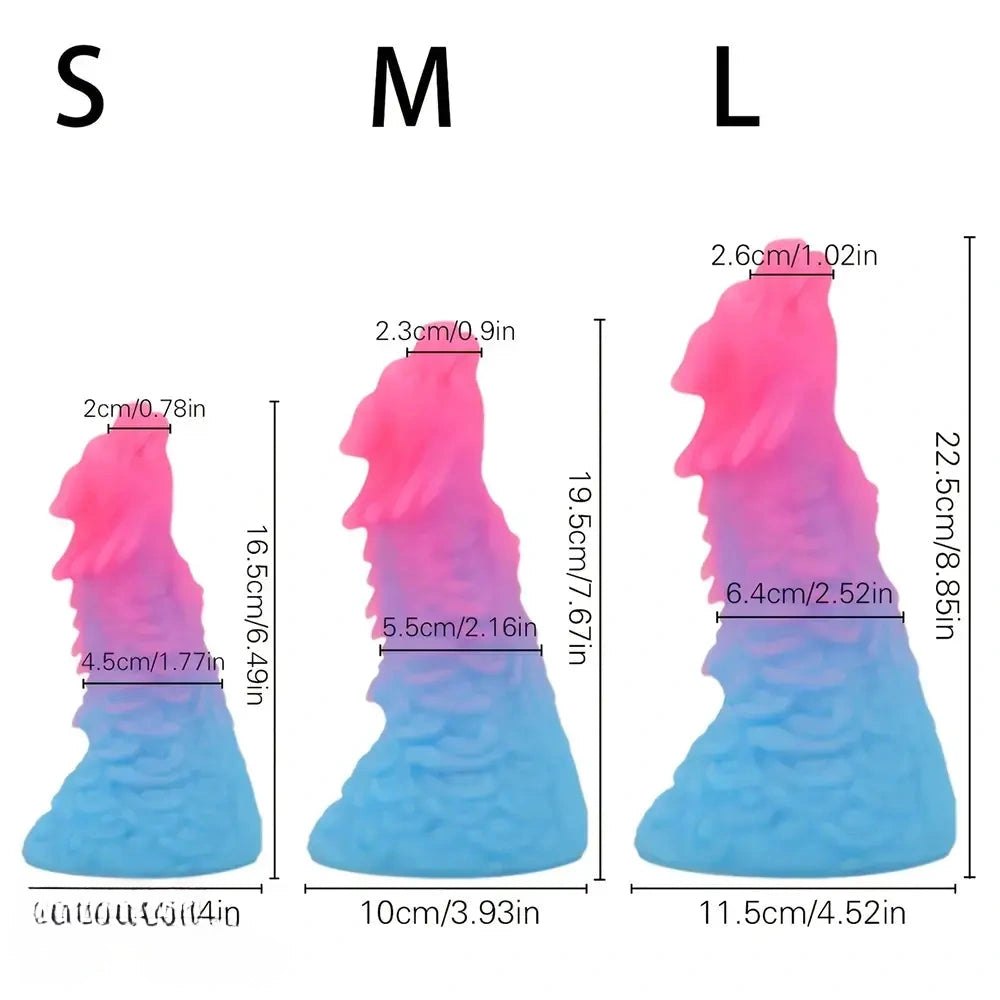 Dragon Head Fantasy Dildo - Silicone Dragon Dildo