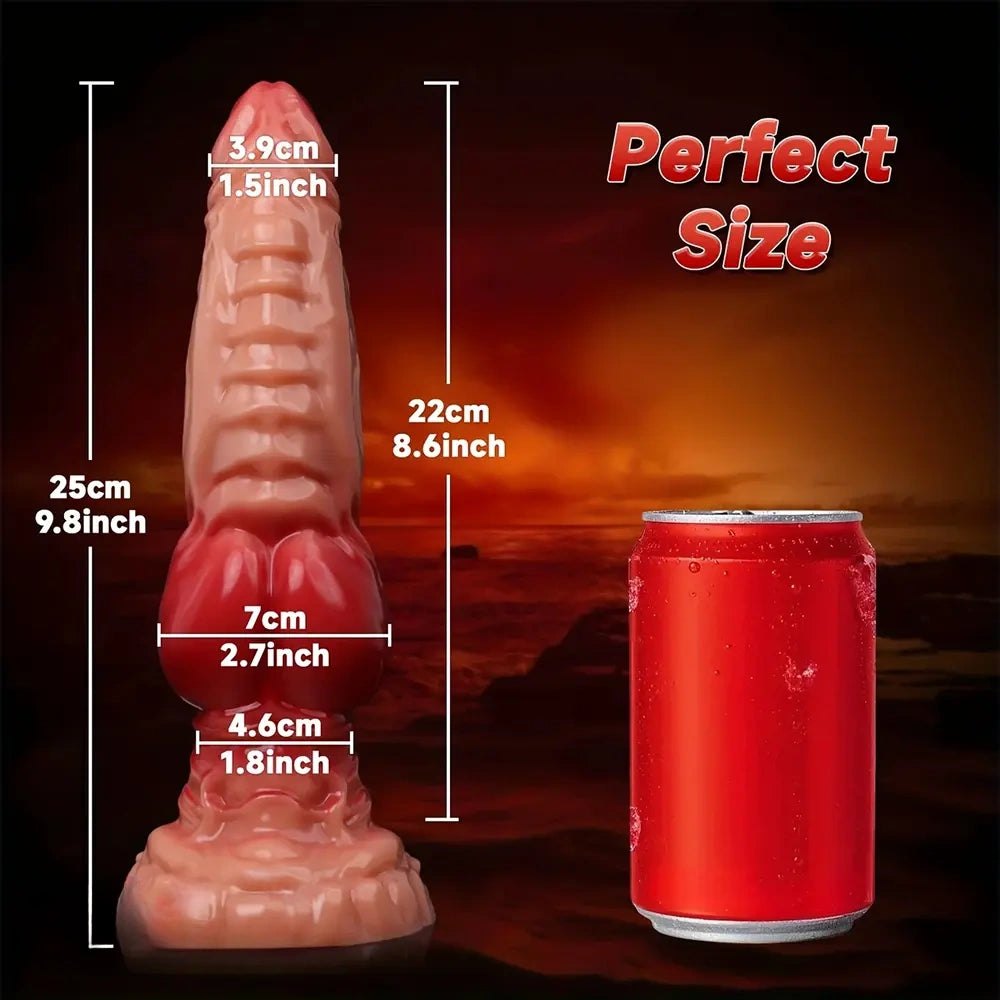 Dragon Head Knot Fantasy Dildo - 9.8 in Monster Dildo