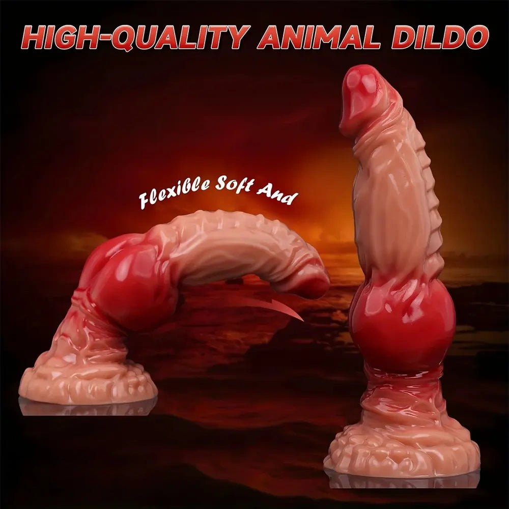 Dragon Head Knot Fantasy Dildo - 9.8 in Monster Dildo