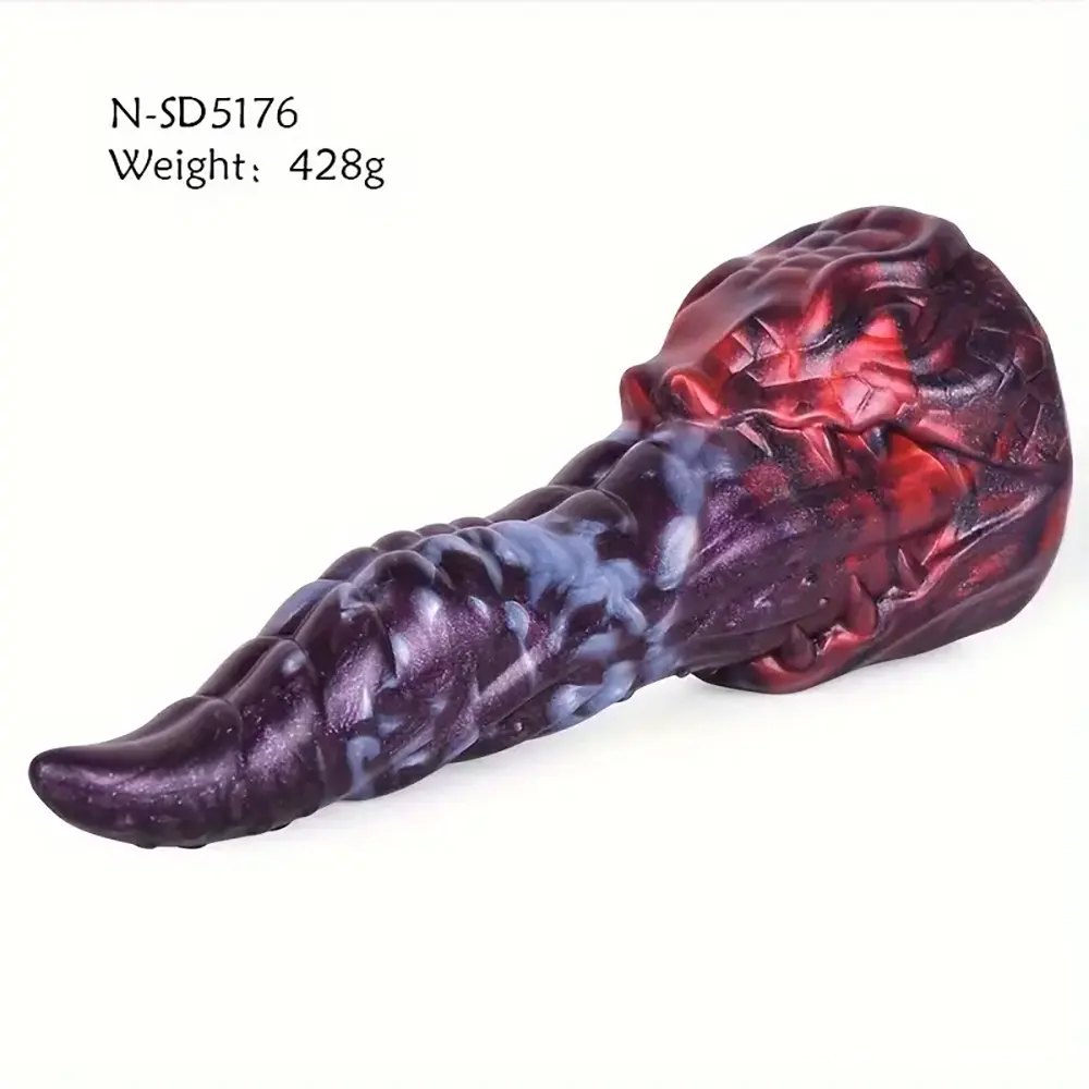 Dragon Head Silicone Dildo 8.18in - Fantasy Dragon Dildo