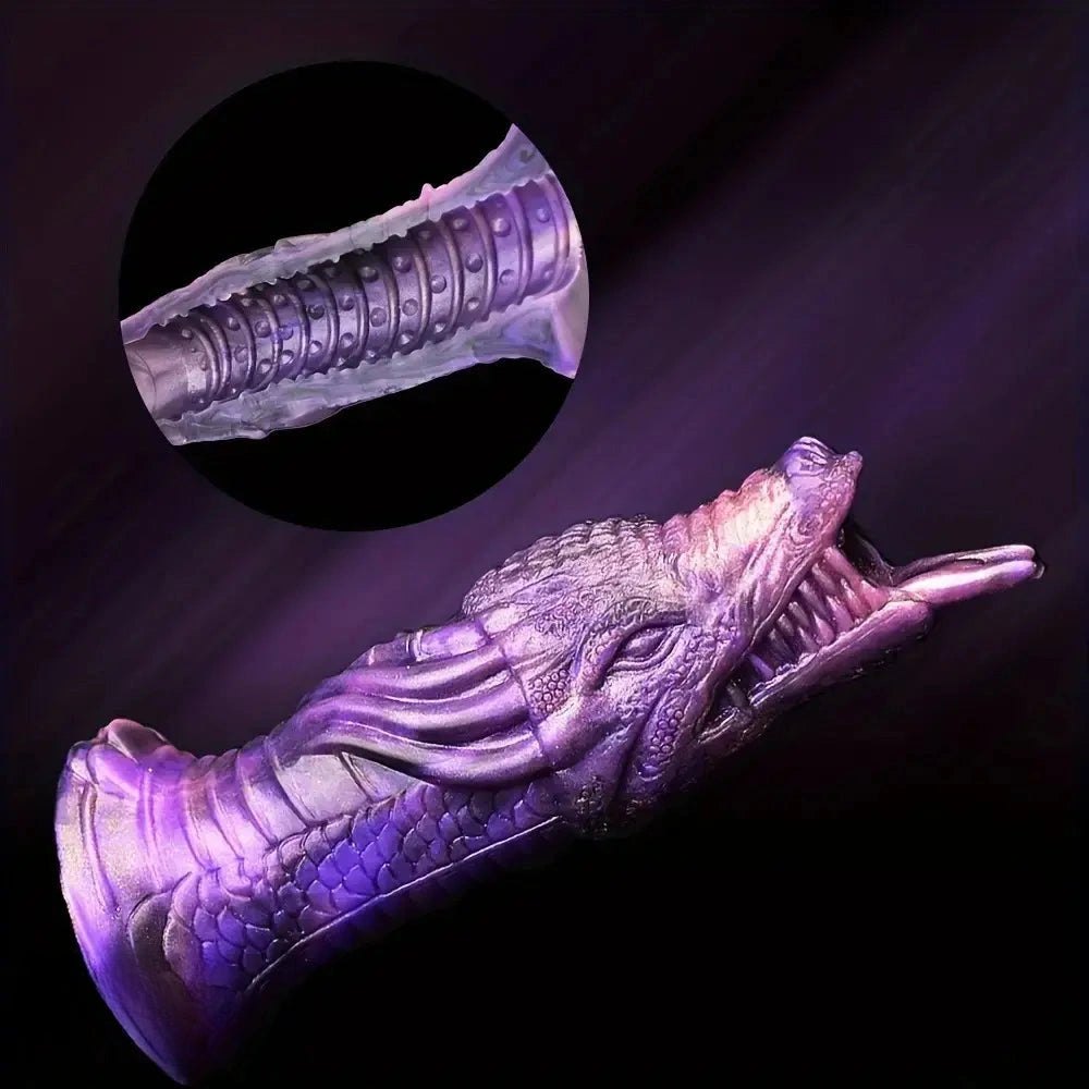 Dragon Head Fantasy Dildo 6.88in - Silicone Dragon Dildo