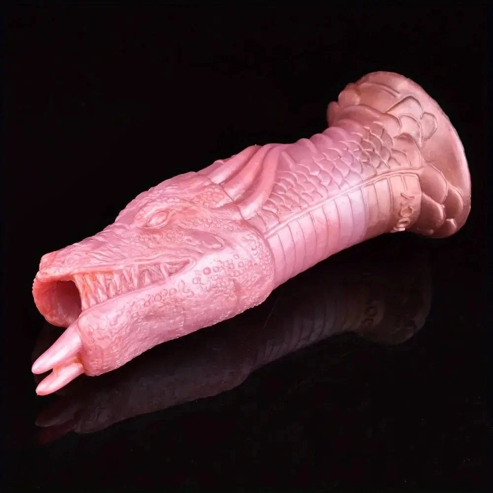 Dragon Head Fantasy Dildo 6.88in - Silicone Dragon Dildo