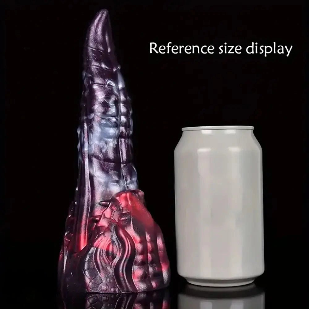Dragon Head Silicone Dildo 8.18in - Fantasy Dragon Dildo