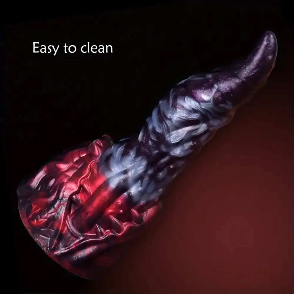 Dragon Head Silicone Dildo 8.18in - Fantasy Dragon Dildo