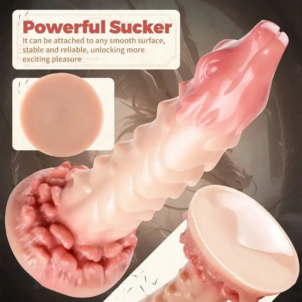 Dragon Head Fantasy Dildo - Textured Dragon Dildo
