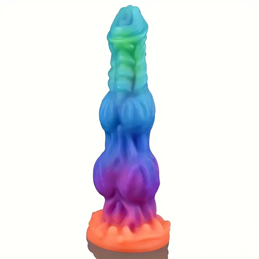 Dragon Knot Fantasy Dildo 9.65in - Silicone Monster Dildo