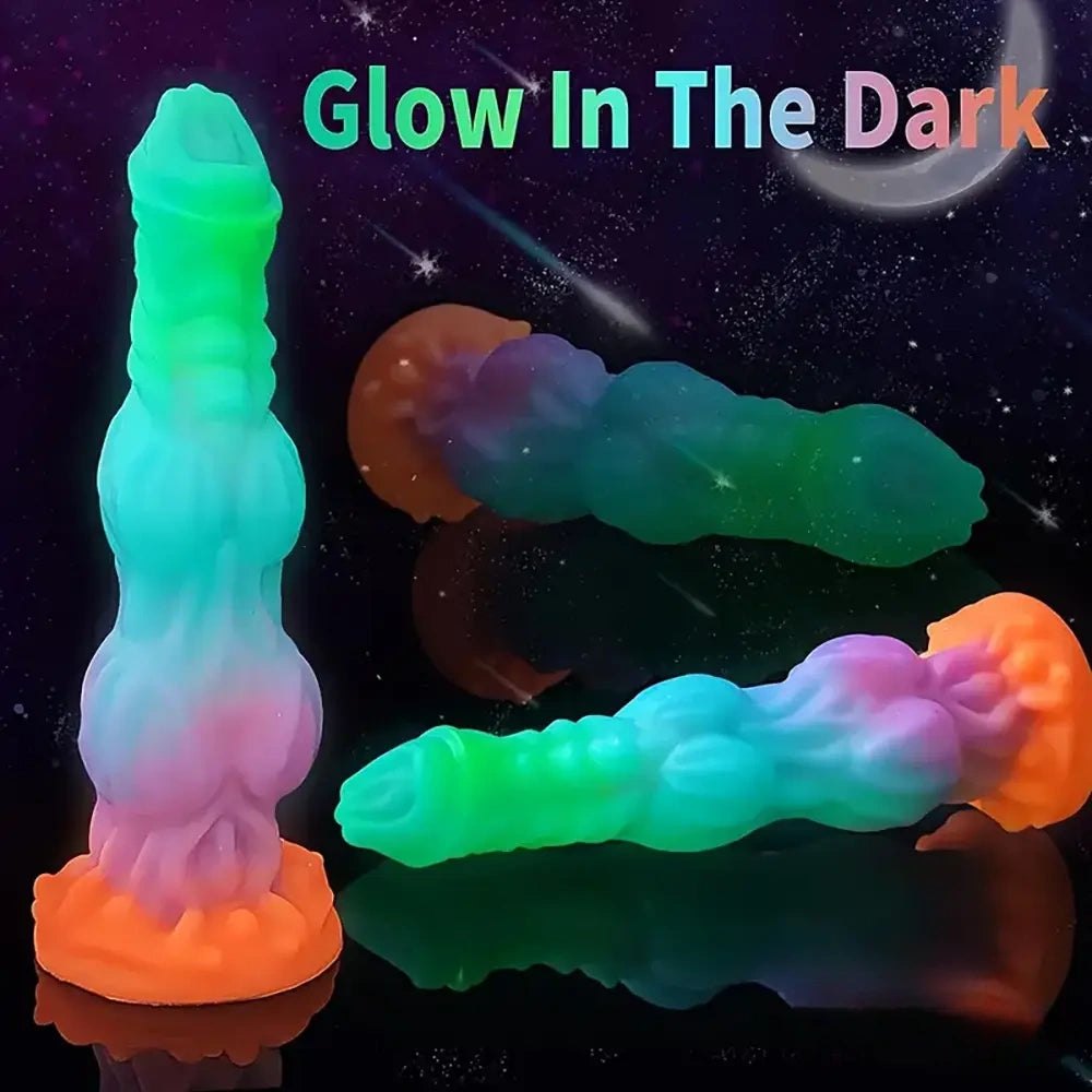 Dragon Knot Fantasy Dildo 9.65in - Silicone Monster Dildo