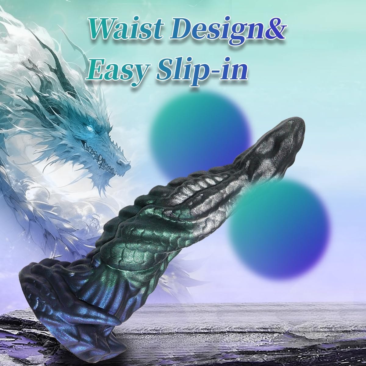 Dragon Knot Monster Fantasy Dildo - Twin Knot Dragon Dildo