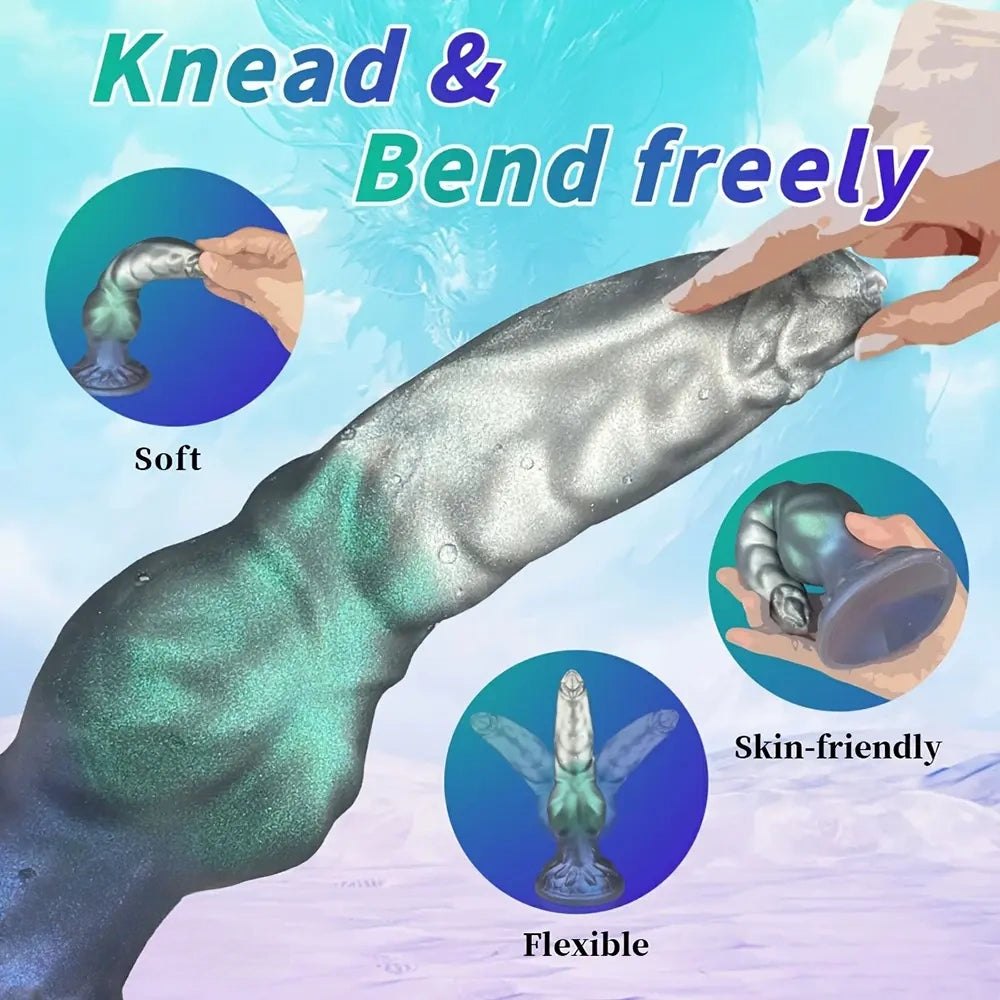 Dragon Knot Silicone Animal Dildo - Special-Shaped Knotted Toy