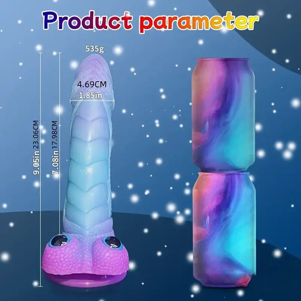 Dragon Scale Eye Fantasy Dildo - Silicone Dragon Dildo