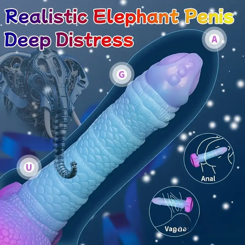 Dragon Scale Eye Fantasy Dildo - Silicone Dragon Dildo