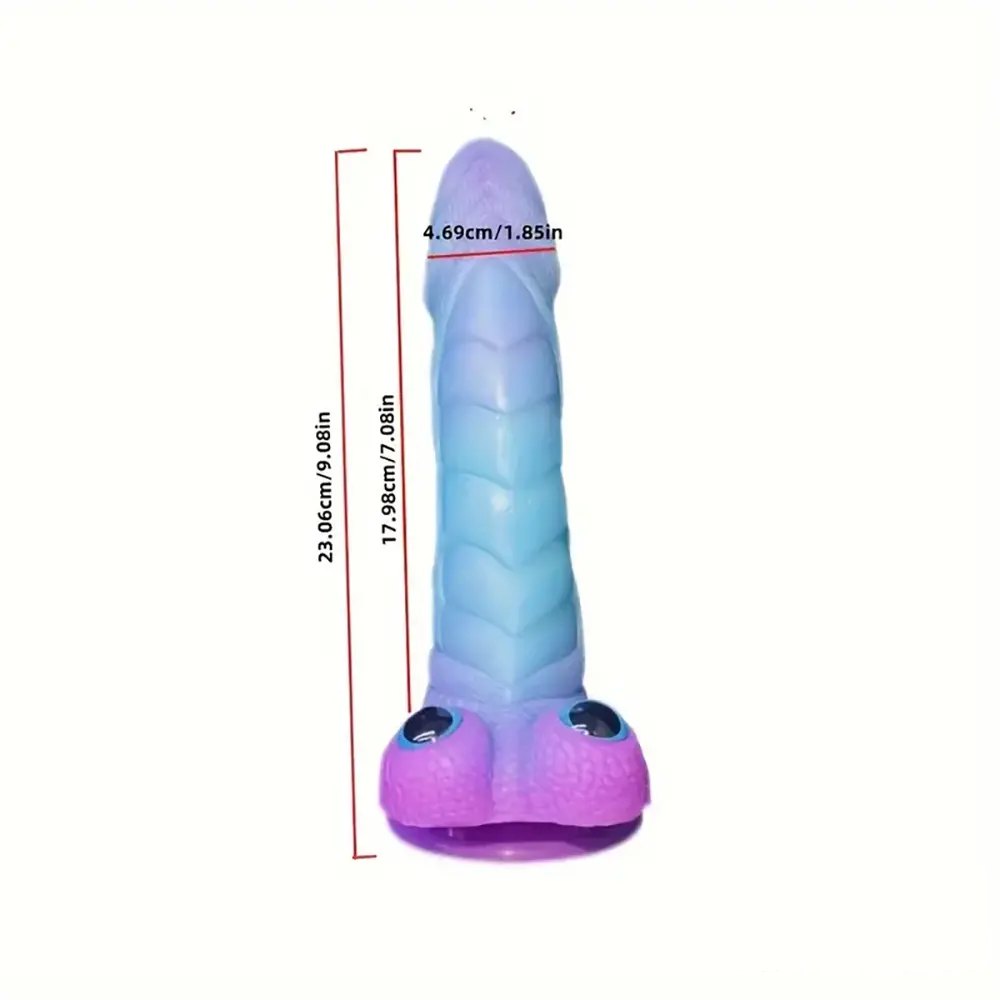 Dragon Scale Eye Fantasy Dildo - Silicone Dragon Dildo
