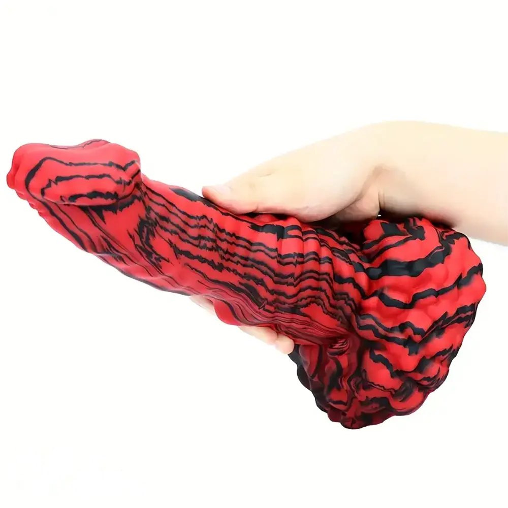 Dragon Scale Fantasy Dildo - Monster Silicone Dildo 10 in