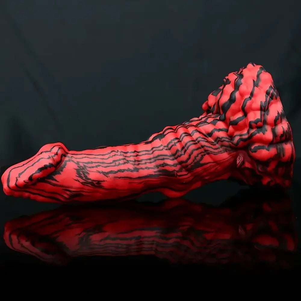 Dragon Scale Fantasy Dildo - Monster Silicone Dildo 10 in