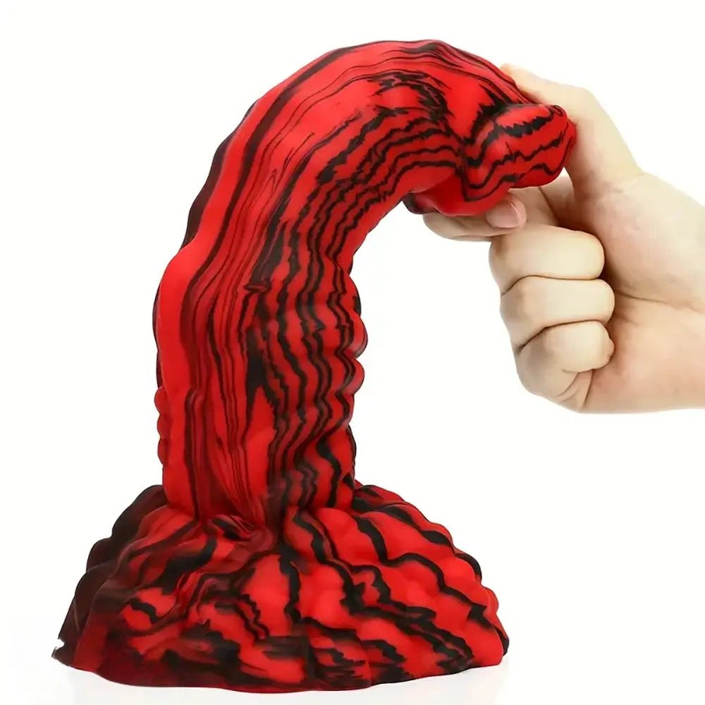 Dragon Scale Fantasy Dildo - Monster Silicone Dildo 10 in