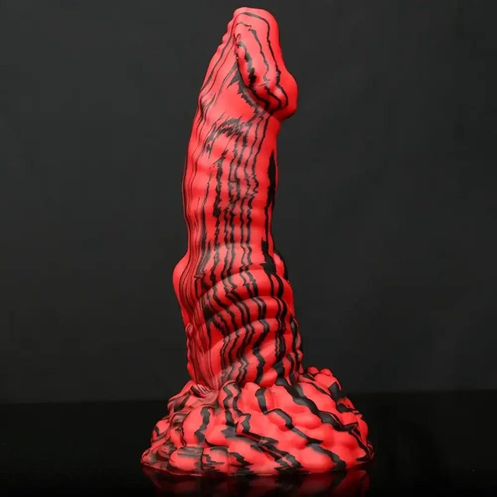 Dragon Scale Fantasy Dildo - Monster Silicone Dildo 10 in