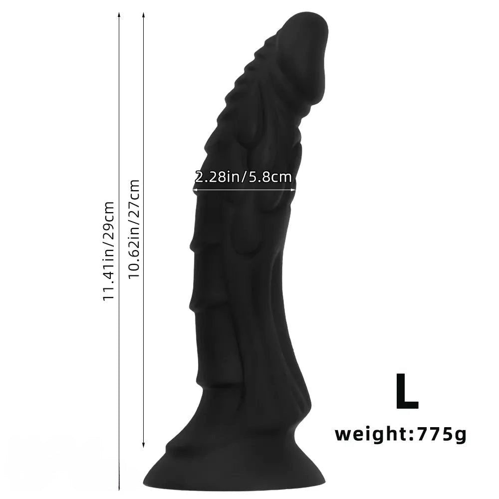 Dragon Scale Fantasy Dildo - Silicone Monster Dildo