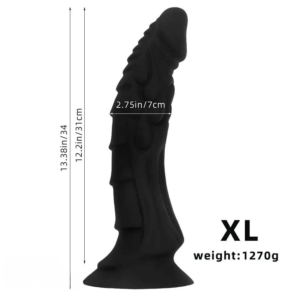 Dragon Scale Fantasy Dildo - Silicone Monster Dildo