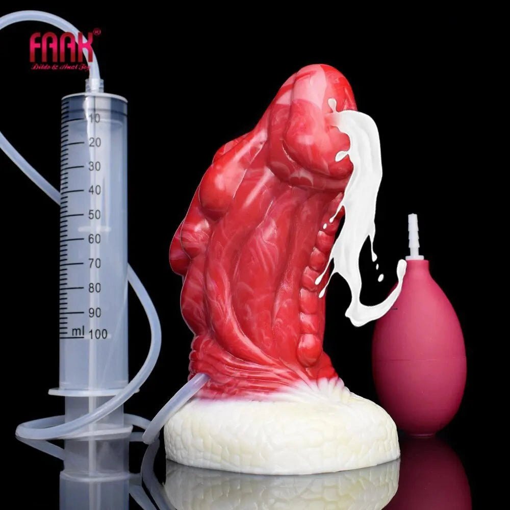 Dragon Scale Fantasy Dildo 6 in - Red Monster Dragon Dildo