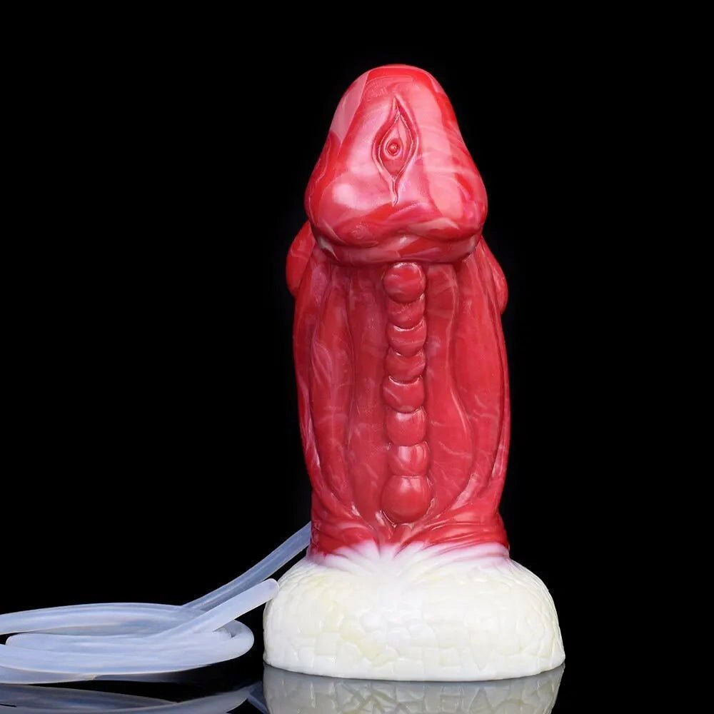 Dragon Scale Fantasy Dildo 6 in - Red Monster Dragon Dildo