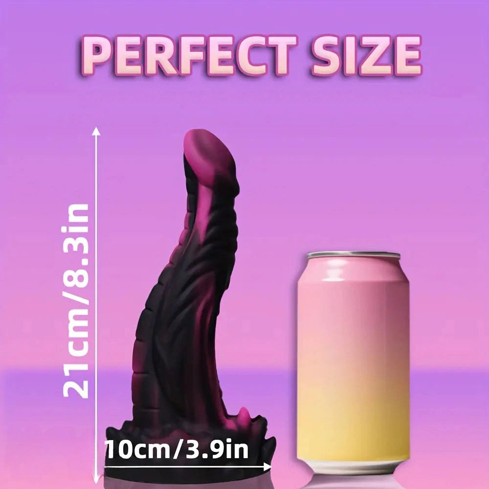 Dragon Scale Fantasy Dildo 8.27in - Silicone Monster Dildo