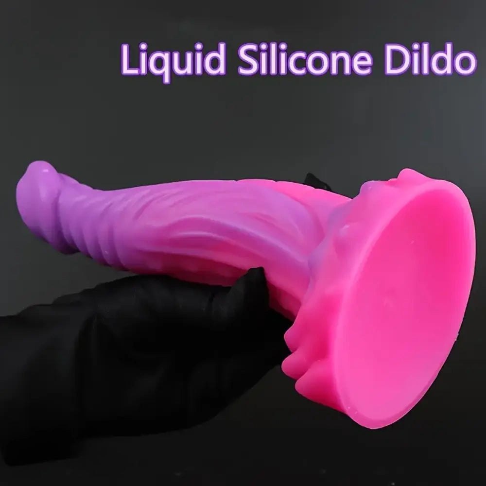 Dragon Scale Fantasy Dildo 8.27in - Silicone Monster Dildo