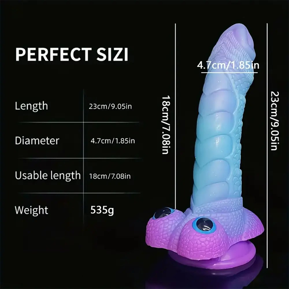 Dragon Scale Fantasy Dildo - Silicone Monster Dildo
