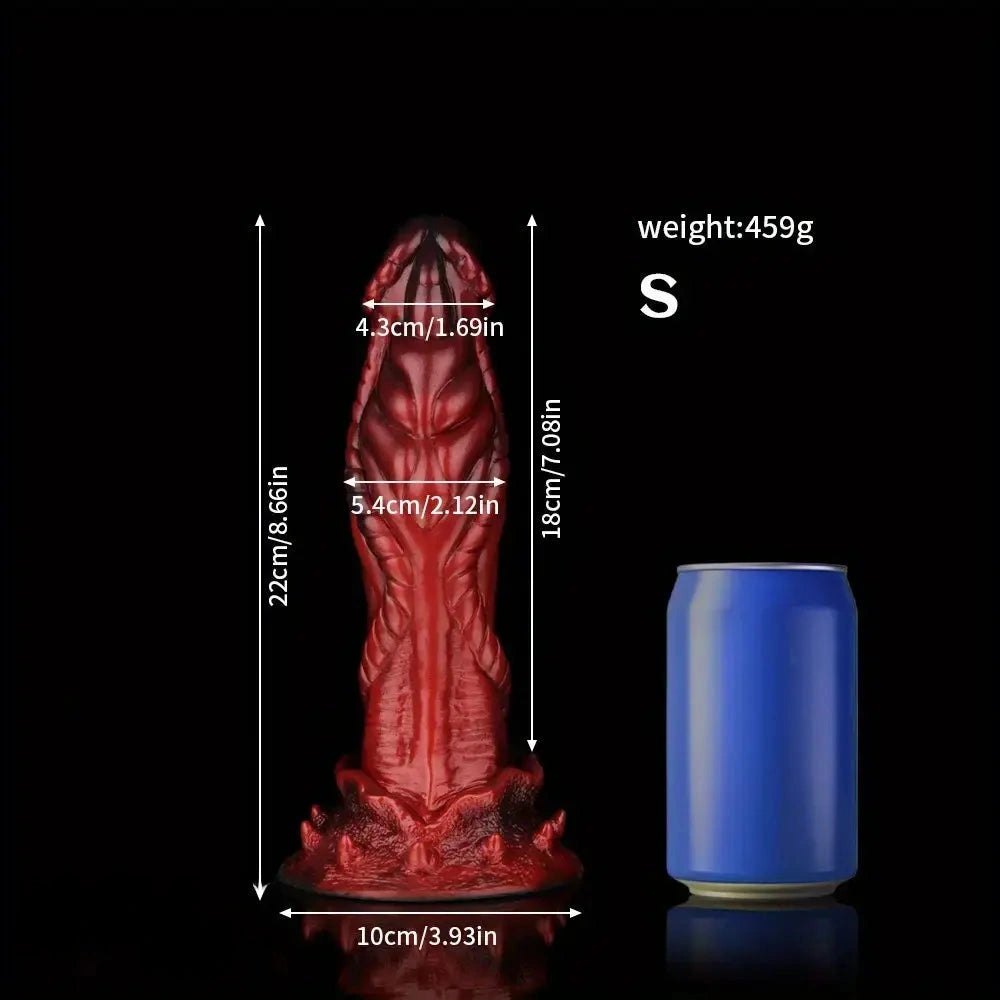 Dragon Scale Fantasy Dildo 8.97in - Monster Dildo