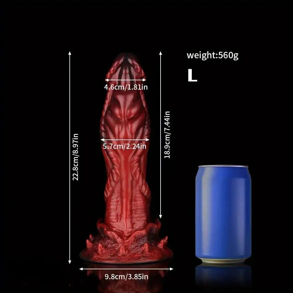 Dragon Scale Fantasy Dildo 8.97in - Monster Dildo