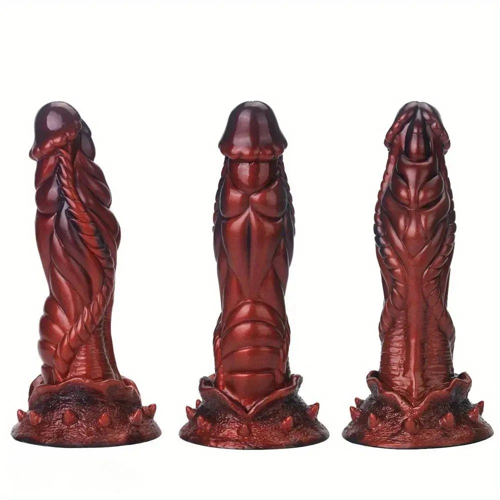 Dragon Scale Fantasy Dildo 8.97in - Monster Dildo