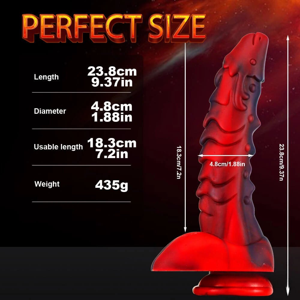 Dragon Scale Fantasy Dildo - Liquid Silicone Monster Dildo