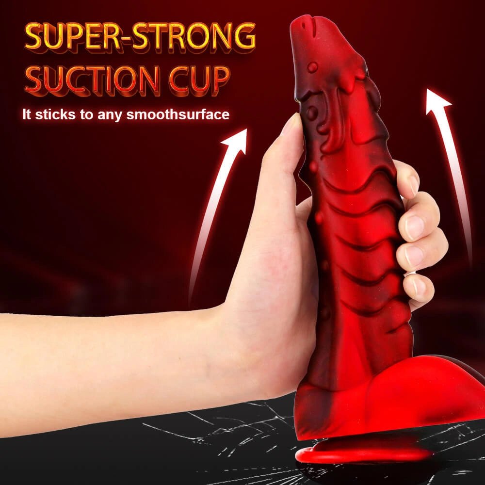 Dragon Scale Fantasy Dildo - Liquid Silicone Monster Dildo