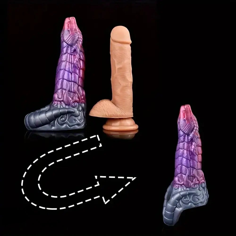Dragon Scale Fantasy Dildo - Silicone Dragon Dildo