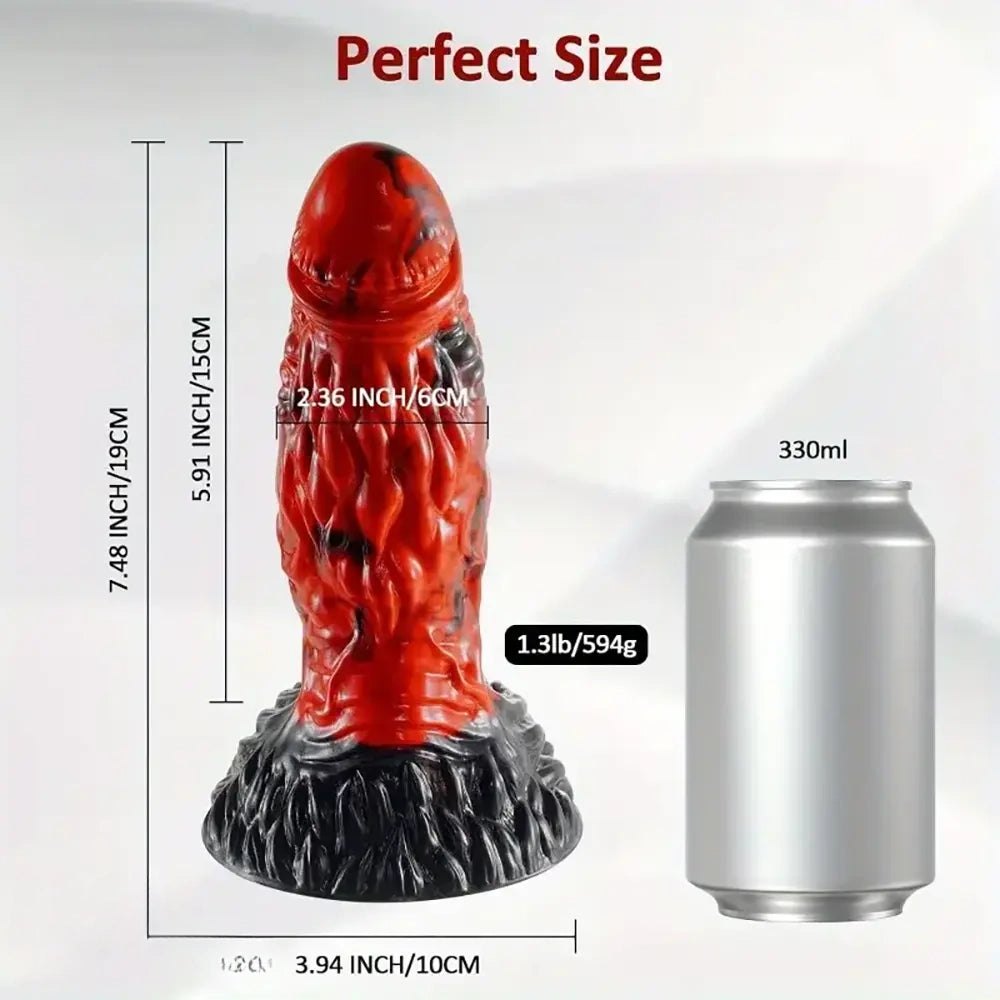 Dragon Scale Fantasy Silicone Dildo - Monster Fantasy Dildo