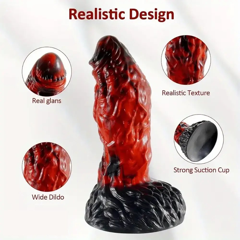 Dragon Scale Fantasy Silicone Dildo - Monster Fantasy Dildo
