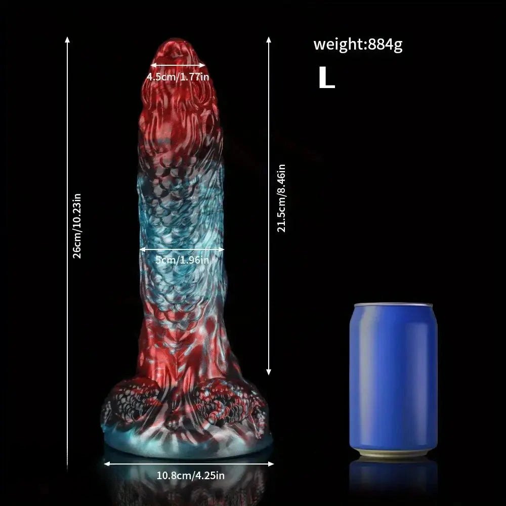 Dragon Scale Fantasy Dildo - Silicone Monster Dildo